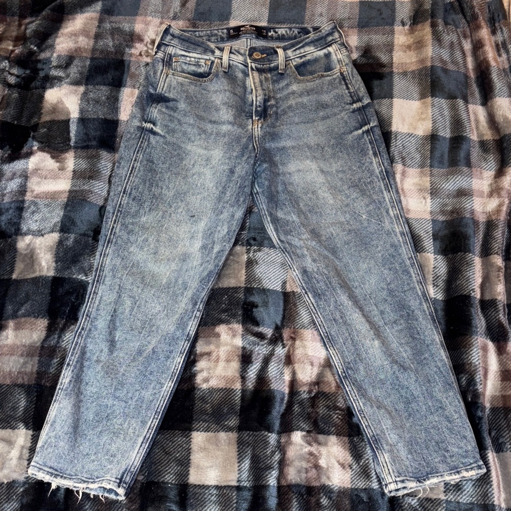 Hollister Women's Straight Leg Blue Jeans